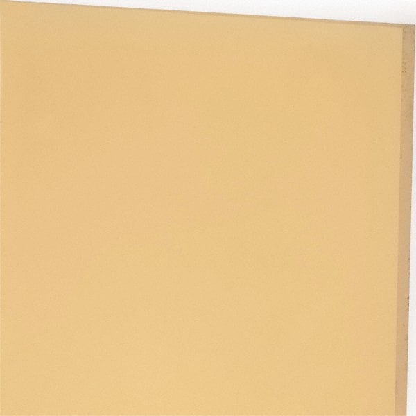 Made in USA - 3/16" Thick x 12" Wide x 1' Long, Polyurethane Sheet - Natural, 95A Hardness, ±0.010 Tolerance - Exact Tooling