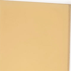 Made in USA - 3/16" Thick x 12" Wide x 1' Long, Polyurethane Sheet - Natural, 95A Hardness, ±0.010 Tolerance - Exact Tooling
