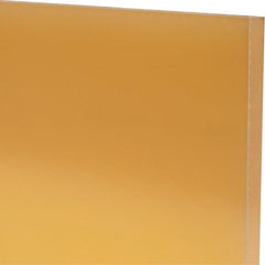 Made in USA - 3/8" Thick x 24" Wide x 1' Long, Polyurethane Sheet - Natural, 95A Hardness, ±0.015 Tolerance - Exact Tooling