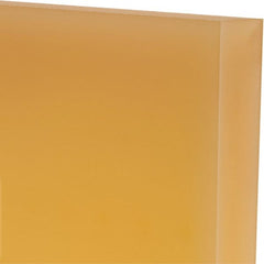 Made in USA - 1" Thick x 12" Wide x 1' Long, Polyurethane Sheet - Natural, 95A Hardness, ±0.025 Tolerance - Exact Tooling