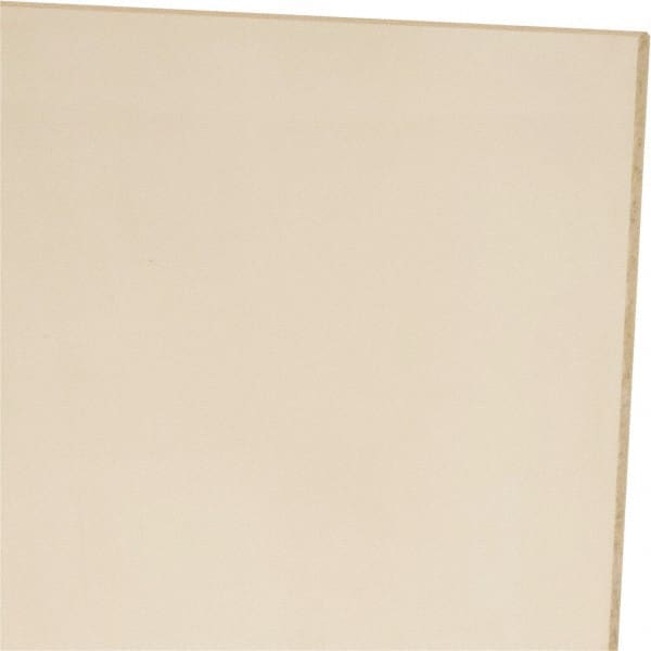 Made in USA - 1/8" Thick x 48" Wide x 4' Long, Polyurethane Sheet - Natural, 60A Hardness, ±0.010 Tolerance - Exact Tooling