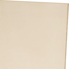 Made in USA - 1/8" Thick x 24" Wide x 1' Long, Polyurethane Sheet - Natural, 60A Hardness, ±0.010 Tolerance - Exact Tooling