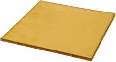Made in USA - 3/8" Thick x 12" Wide x 1' Long, Polyurethane Sheet - Natural, 60A Hardness, ±0.015 Tolerance - Exact Tooling