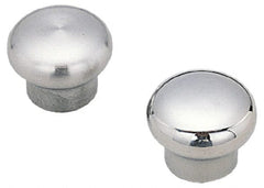 Sugatsune - 304 Stainless Steel Round Drawer or Lid Knob - 1-25/64" Base Diam, 1-63/64" Diam, 1-11/32" High, M5x0.8 - Exact Tooling