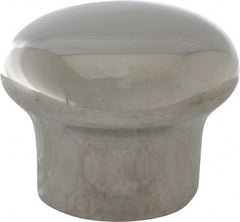 Sugatsune - 304 Stainless Steel Round Drawer or Lid Knob - 25/32" Base Diam, 1-3/16" Diam, 29/32" High, M4x0.7 - Exact Tooling