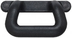 Sugatsune - Polyurethane Around Steel Core Chest Handle - 175mm Wide x 2-39/64" High, Black Coated, 2 Holes - Exact Tooling