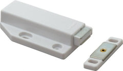 Sugatsune - 2-15/16" Long x 1-13/16" Wide x 21/32" High, Magnetic Touch Latch (Long Stroke) - ABS Plastic & Steel, with Yellow Chromate Finish - Exact Tooling