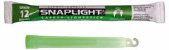 Cyalume - 10 Piece Green Chemical Lightstick - 6 Inch Long, 12 Hours Illumination Time, Nonflammable, Nontoxic and Waterproof, Snap and Shake Activation Method - Exact Tooling