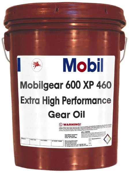 Mobil - 5 Gal Pail, Mineral Gear Oil - ISO 460 - Exact Tooling