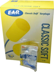 3M - Disposable, Corded, 31 dB, Barrel Earplugs - Yellow, 200 Pairs - Exact Tooling
