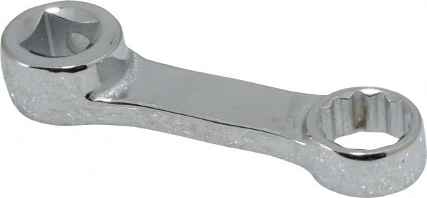 Proto - 1/2" 12 Point 3/8" Drive Chrome Box End Torque Adapters - 47/64" Head Diam x 21/64" Head Thickness, 2-25/32" OAL - Exact Tooling