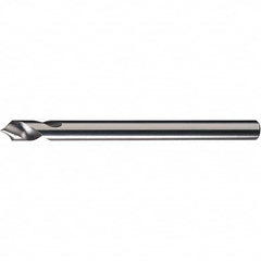 Chicago-Latrobe - 1/4" Body Diam, 90°, 4" OAL, High Speed Steel Spotting Drill - Exact Tooling