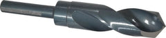 Chicago-Latrobe - 1-1/32" Drill, 118° Point, High Speed Steel Silver Deming & Reduced Shank Drill Bit - Exact Tooling
