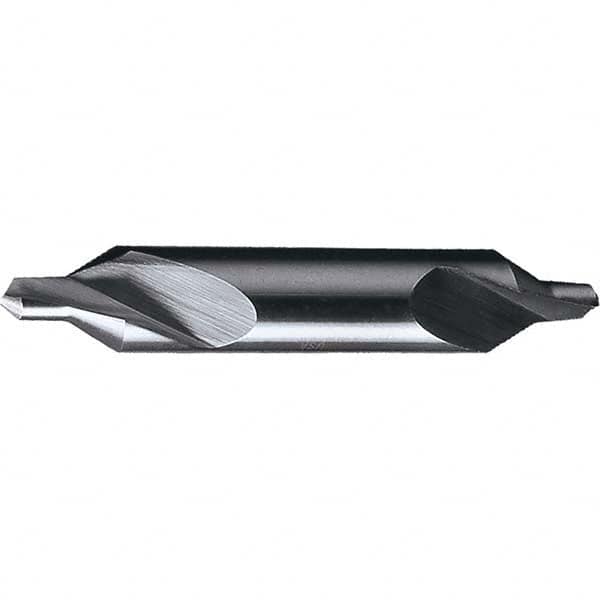 Chicago-Latrobe - #4 Plain Cut 60° Incl Angle High Speed Steel Combo Drill & Countersink - Exact Tooling