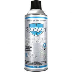 Sprayon - 10 Ounce Aerosol Electrical Grade Cleaner/Degreaser - 12,500 Volt Dielectric Strength, Flammable, Plastic Safe - Exact Tooling