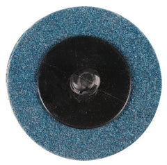 Standard Abrasives - 1" Disc Diam, 24 Grit, Aluminum Oxide Quick Change Disc - Type R Attaching System, Coated, Brown, Very Coarse Grade, 40,000 RPM - Exact Tooling