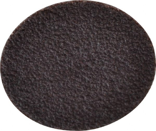 Tru-Maxx - 1" Disc Diam, 80 Grit, Aluminum Oxide Quick Change Disc - Type S Attaching System, Coated, Brown, Medium Grade, 30,000 RPM - Exact Tooling