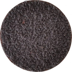 Tru-Maxx - 1-1/2" Disc Diam, 36 Grit, Aluminum Oxide Quick Change Disc - Type S Attaching System, Coated, Brown, Very Coarse Grade, 30,000 RPM - Exact Tooling