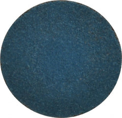 Tru-Maxx - 1" Disc Diam, 80 Grit, Zirconia Alumina Quick Change Disc - Type S Attaching System, Coated, Blue, Medium Grade, 20,000 RPM - Exact Tooling