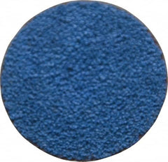 Tru-Maxx - 1-1/2" Disc Diam, 60 Grit, Zirconia Alumina Quick Change Disc - Type S Attaching System, Coated, Blue, Medium Grade, 30,000 RPM - Exact Tooling