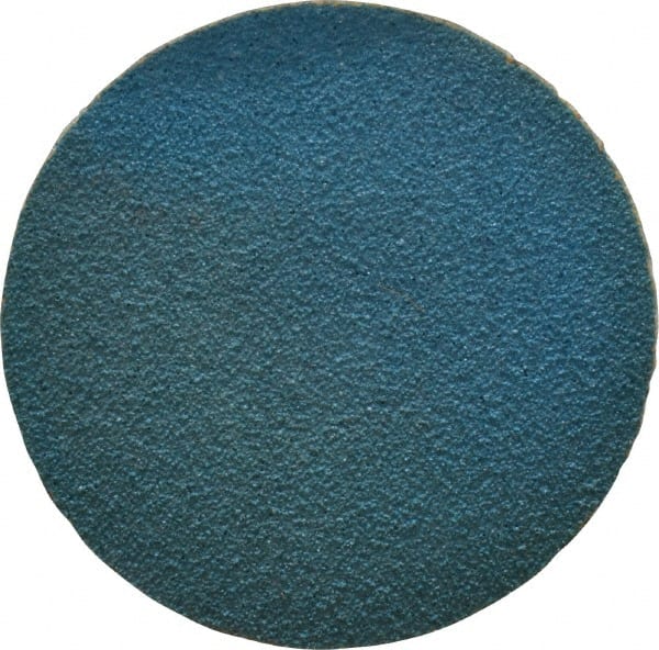 Tru-Maxx - 1-1/2" Disc Diam, 120 Grit, Zirconia Alumina Quick Change Disc - Type S Attaching System, Coated, Blue, Fine Grade, 30,000 RPM - Exact Tooling