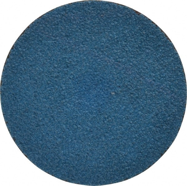 Tru-Maxx - 2" Disc Diam, 60 Grit, Zirconia Alumina Quick Change Disc - Type S Attaching System, Coated, Blue, Medium Grade, 30,000 RPM - Exact Tooling