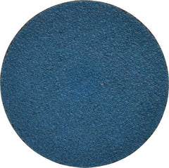 Tru-Maxx - 2" Disc Diam, 60 Grit, Zirconia Alumina Quick Change Disc - Type S Attaching System, Coated, Blue, Medium Grade, 30,000 RPM - Exact Tooling