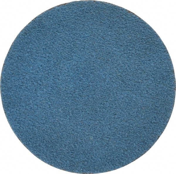 Tru-Maxx - 2" Disc Diam, 80 Grit, Zirconia Alumina Quick Change Disc - Type S Attaching System, Coated, Blue, Medium Grade, 30,000 RPM - Exact Tooling