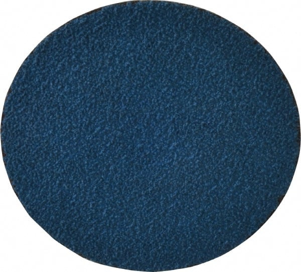 Tru-Maxx - 3" Disc Diam, 50 Grit, Zirconia Alumina Quick Change Disc - Type S Attaching System, Coated, Blue, Coarse Grade, 20,000 RPM - Exact Tooling