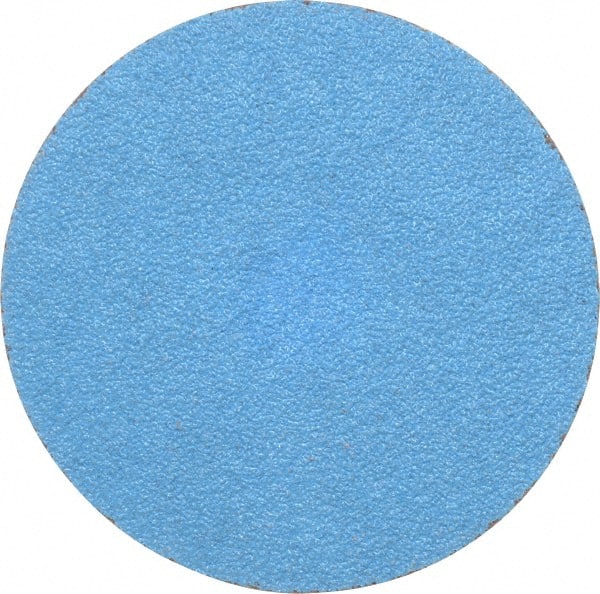 Tru-Maxx - 3" Disc Diam, 60 Grit, Zirconia Alumina Quick Change Disc - Type S Attaching System, Coated, Blue, Medium Grade, 20,000 RPM - Exact Tooling