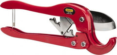General - 2" Pipe Capacity, Tube & Pipe Cutter - Cuts Plastic, Rubber, PVC, CPVC - Exact Tooling