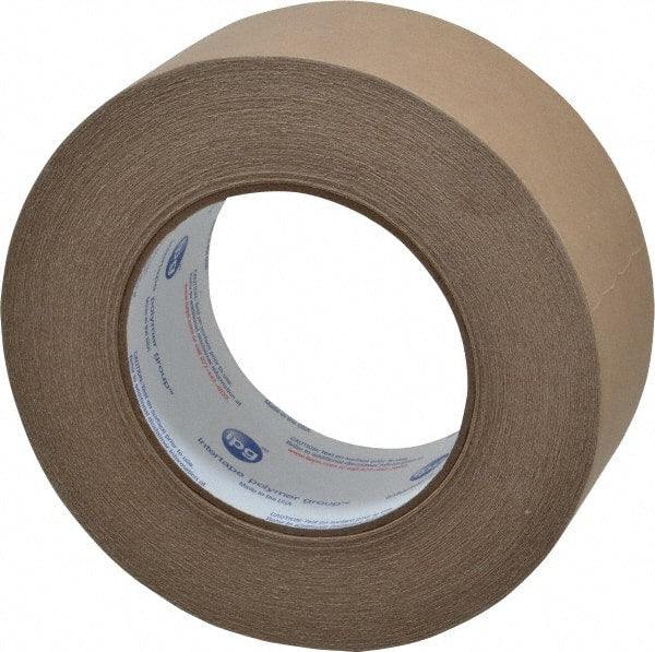 Intertape - 2" x 60 Yd Natural (Color) Rubber Adhesive Packaging Tape - Paper Backing, 7.2 mil Thick, 45 Lb Tensile Strength, Series 539 - Exact Tooling