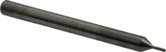 Accupro - 0.03" Min Bore Diam, 0.1" Max Bore Depth, 1/8 Shank Diam, Boring Bar - Right Hand Cut, Solid Carbide, Bright Finish - Exact Tooling
