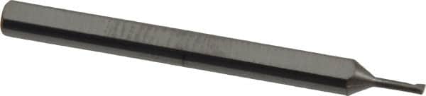 Accupro - 0.04" Min Bore Diam, 0.15" Max Bore Depth, 1/8 Shank Diam, Boring Bar - Right Hand Cut, Solid Carbide, Bright Finish - Exact Tooling