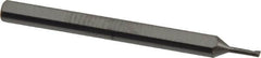 Accupro - 0.04" Min Bore Diam, 0.15" Max Bore Depth, 1/8 Shank Diam, Boring Bar - Right Hand Cut, Solid Carbide, Bright Finish - Exact Tooling