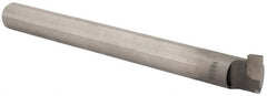Accupro - 1.233" Min Bore Diam, 5" Max Bore Depth, 1 Shank Diam, Boring Bar - Right Hand Cut, Carbide-Tipped, Bright Finish - Exact Tooling