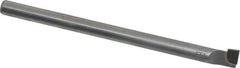 Accupro - 0.32" Min Bore Diam, 2" Max Bore Depth, 1/4 Shank Diam, Boring Bar - Right Hand Cut, Carbide-Tipped, Bright Finish - Exact Tooling