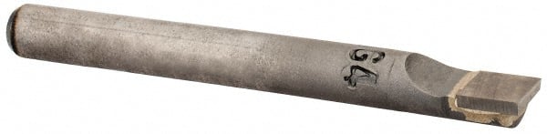 Accupro - 1/4" Min Bore Diam, 1-1/4" Max Bore Depth, 1/4 Shank Diam, Boring Bar - Neutral Cut, Carbide-Tipped, Bright Finish - Exact Tooling