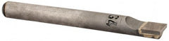 Accupro - 1/4" Min Bore Diam, 1-1/4" Max Bore Depth, 1/4 Shank Diam, Boring Bar - Neutral Cut, Carbide-Tipped, Bright Finish - Exact Tooling