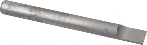 Accupro - 1/2" Min Bore Diam, 2-1/2" Max Bore Depth, 1/2 Shank Diam, Boring Bar - Neutral Cut, Carbide-Tipped, Bright Finish - Exact Tooling