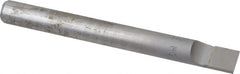 Accupro - 1/2" Min Bore Diam, 2-1/2" Max Bore Depth, 1/2 Shank Diam, Boring Bar - Neutral Cut, Carbide-Tipped, Bright Finish - Exact Tooling