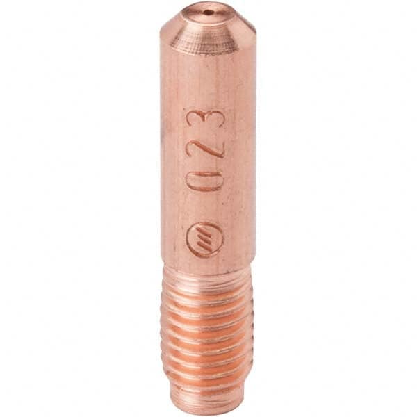 Hobart Welding Products - 0.023" to 0.024" Wire OD, MIG Welder Contact Tip - Exact Tooling
