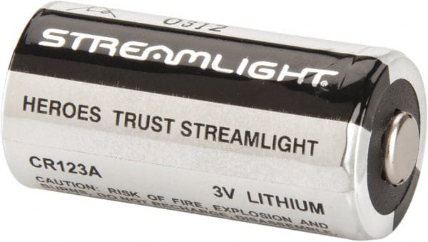 Streamlight - Size CR123A, Lithium, 400 Pack, Standard Battery - 3 Volts - Exact Tooling