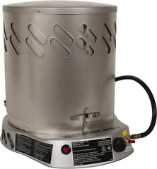 Heatstar - 75,000 to 200,000 BTU, Propane Convection Heater - 100 Lb Fuel Capacity, 15-1/4" Long x 18-1/4" Wide x 21-3/4" High - Exact Tooling