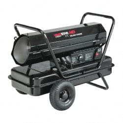 Heatstar - 125,000 BTU Rating, Kerosene Forced Air Heater with Thermostat - 3,000 Sq Ft Max Heating Area, 14 Gal Capacity, Fuel with Kerosene - Exact Tooling