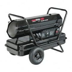 Heatstar - 125,000 BTU Rating, Kerosene Forced Air Heater with Thermostat - 3,000 Sq Ft Max Heating Area, 14 Gal Capacity, Fuel with Kerosene - Exact Tooling
