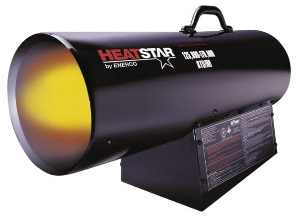 Heatstar - 150,000 BTU Rating, Natural Gas Forced Air Heater - 3,500 Sq Ft Max Heating Area, 100 Lb Capacity, Fuel with Natural Gas - Exact Tooling