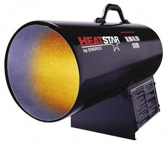 Heatstar - 50,000 to 85,000 BTU Rating, Propane Forced Air Heater - 2,000 Sq Ft Max Heating Area, 20 Lb Capacity, Fuel with Propane - Exact Tooling