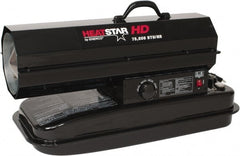 Heatstar - 75,000 BTU Rating, Kerosene Forced Air Heater with Thermostat - 1,750 Sq Ft Max Heating Area, 6 Gal Capacity, Fuel with Kerosene - Exact Tooling