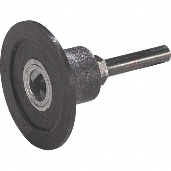 WALTER Surface Technologies - 2" Diam Disc Backing Pad - 1/4" Shank Diam, Hard Density, 30,000 RPM, Twist Compatible - Exact Tooling